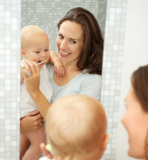 baby teeth, cleaning baby teeth